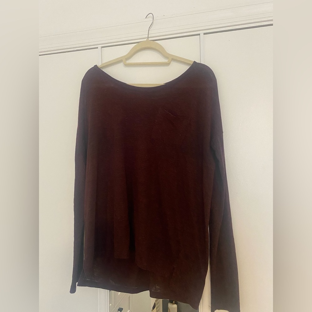 Boyfriend long sleeve tee 🩶